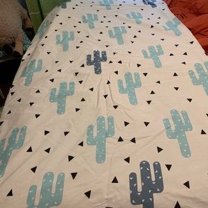 Cacti reversible duvet queen size